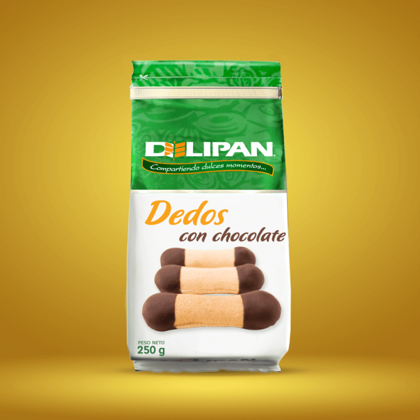 Dedos con chocolate - Delipan