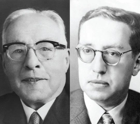 los señores Ernesto Iturralde y Don Arturo Klein